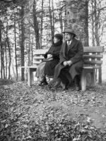 Johann Jakob und Bertha auf dem Gurten, November 1932